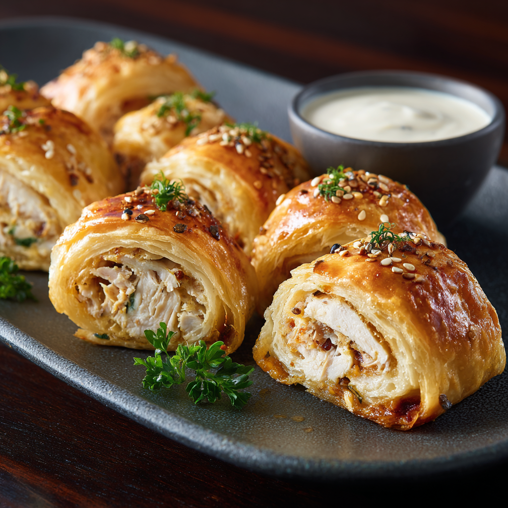 Mini Chicken Rolls Recipe