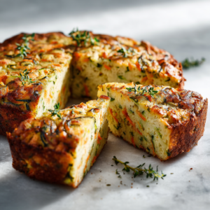 Zucchini & Carrot Savory Cake Recipe