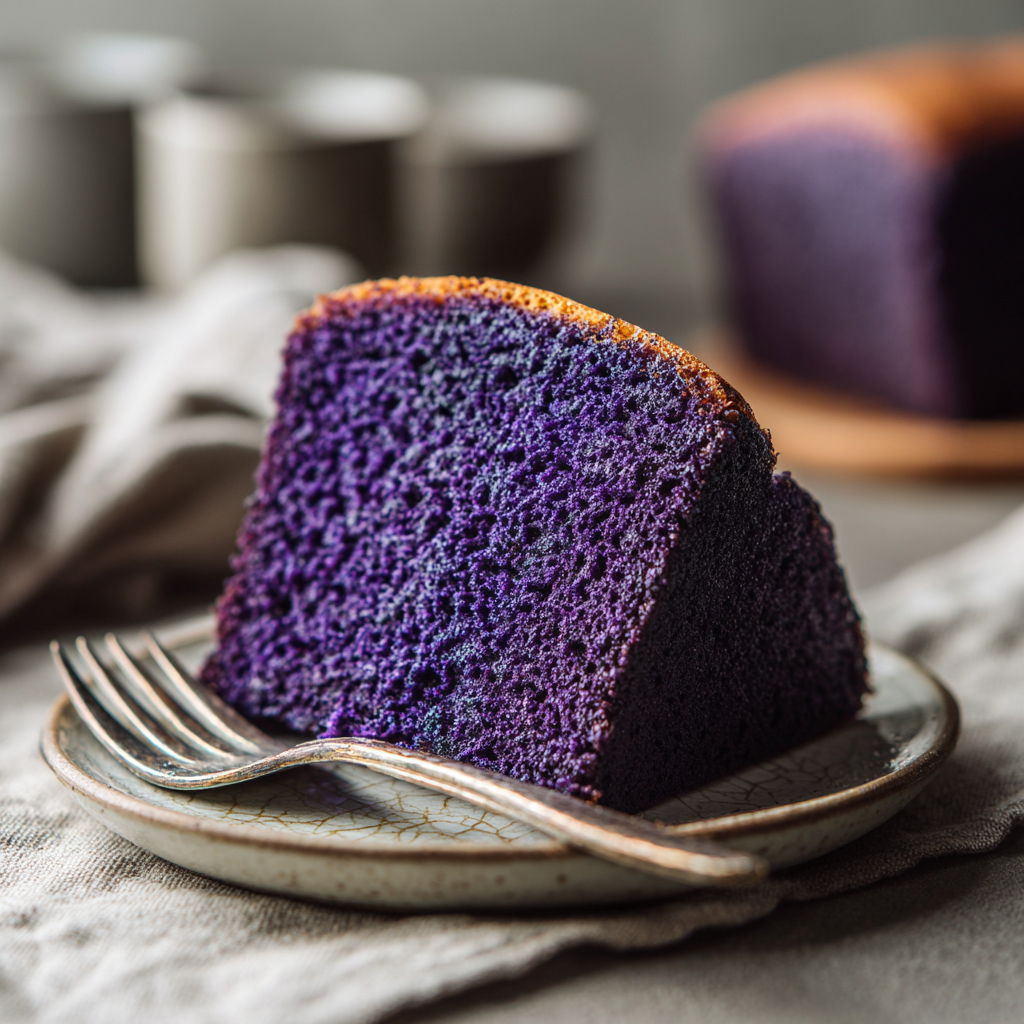 Buttery Ube Pound Cake that Melts in Your Mouth Recipe