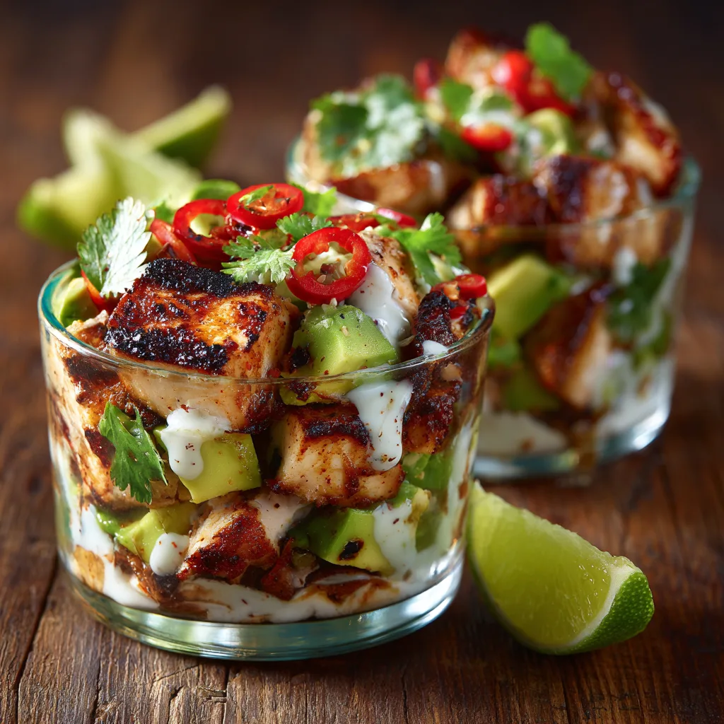 Spicy Chicken Avocado Cups Recipe