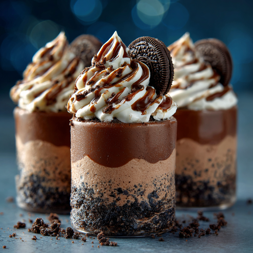Oreo Nutella Parfait Cups Recipe