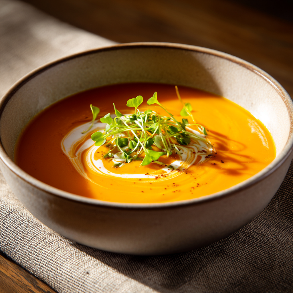 Carrot ginger soup Recipe
