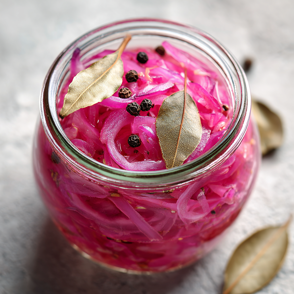 Pickled red onions Recipe