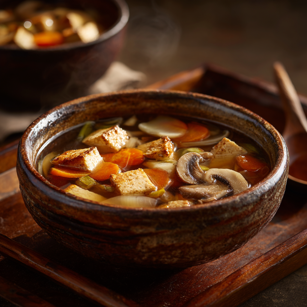 Kenchin Jiru (Traditional Japanese Vegetable Soup) Recipe