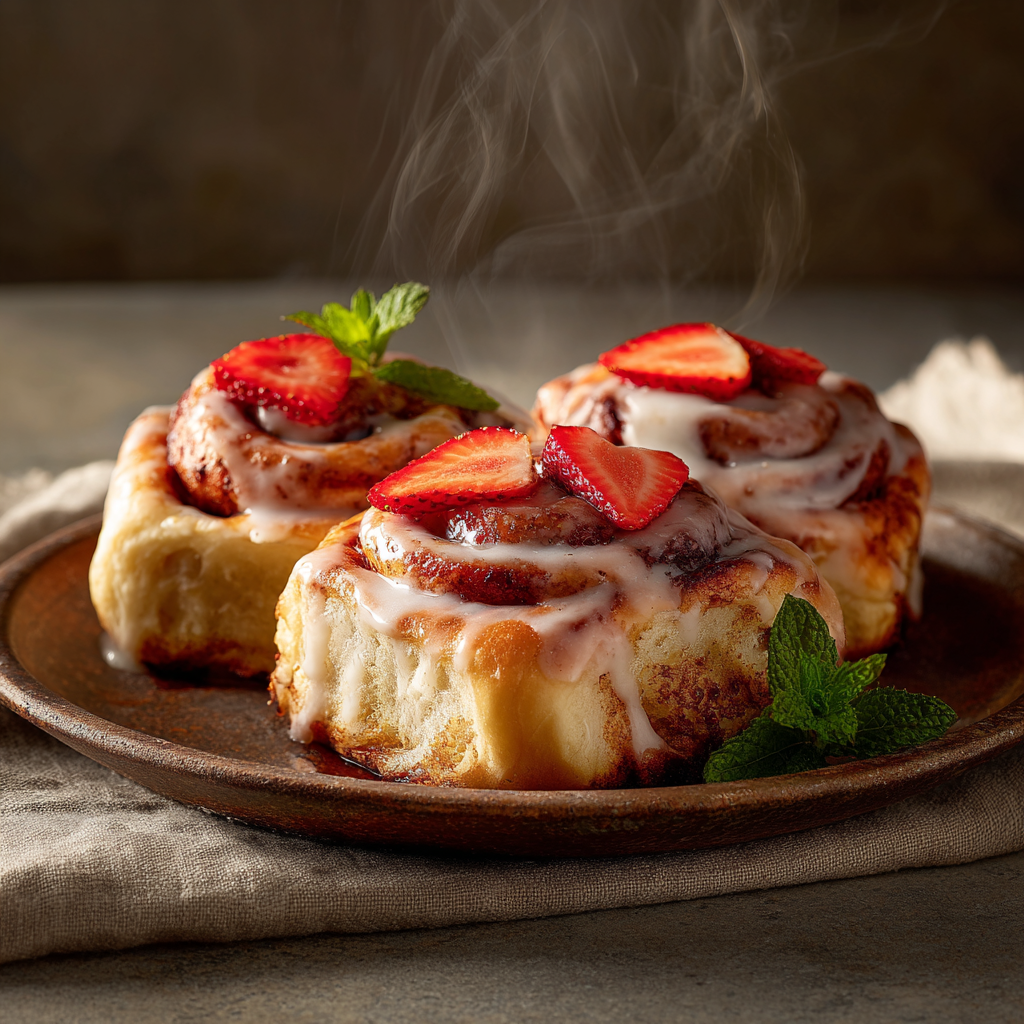 Strawberry Cinnamon Rolls Recipe