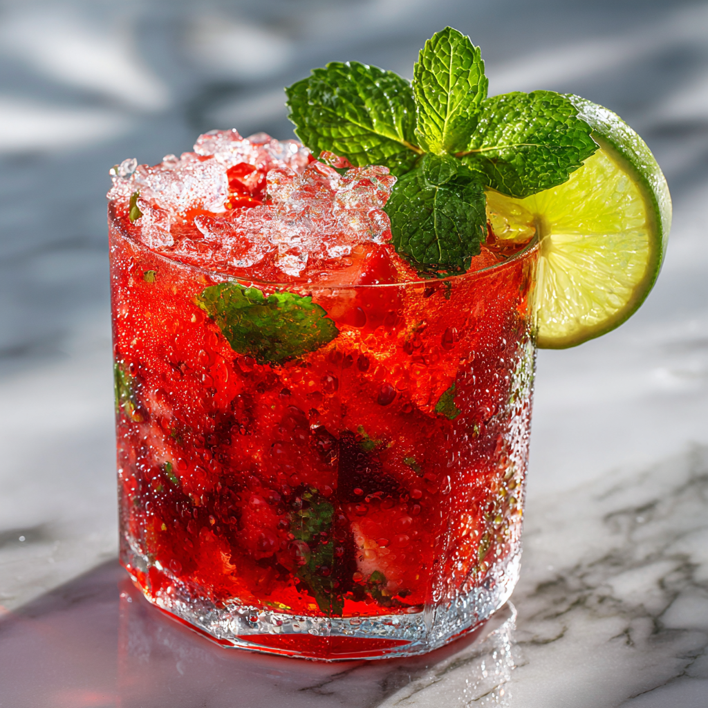 Nonalcoholic Strawberry Mojito Recipe