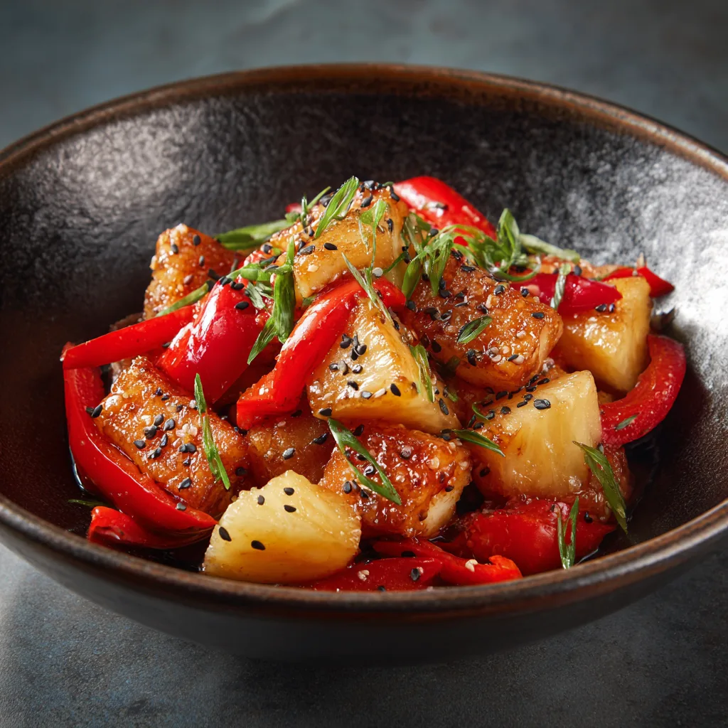 Fish & Pineapple Stir Fry Recipe