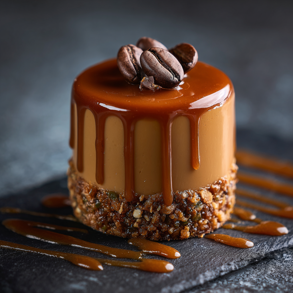 Espresso Caramel Crunch Cylinder Recipe