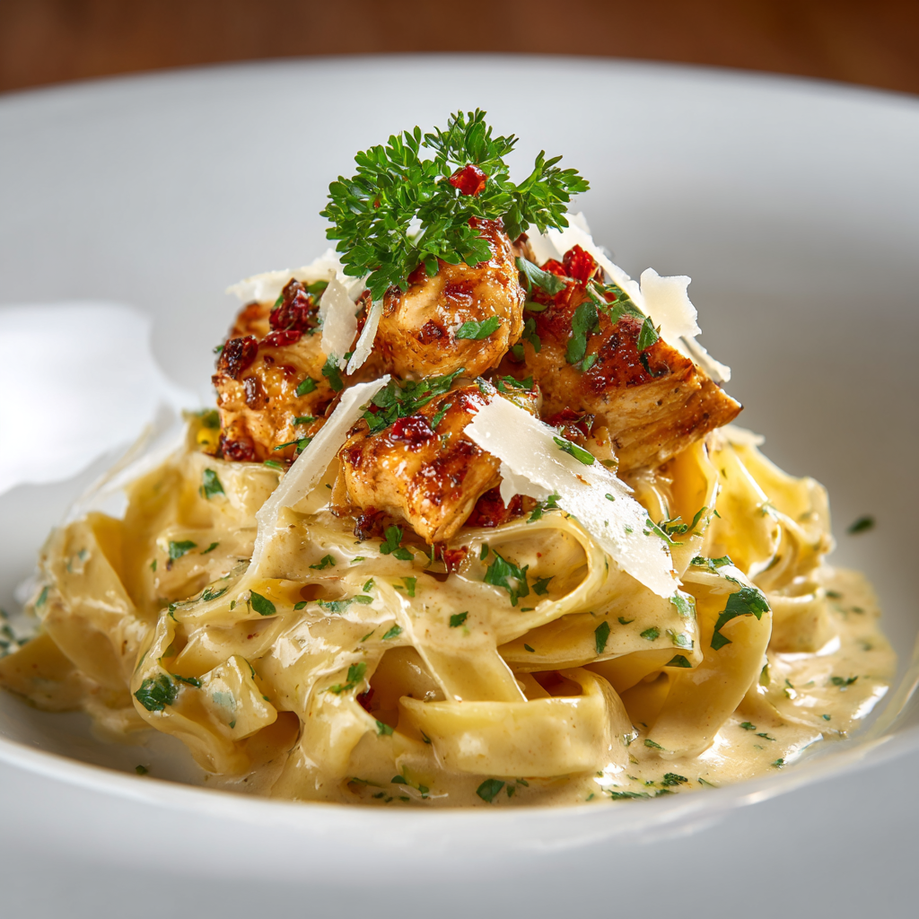 Spicy Truffle Chili Chicken Pasta Recipe