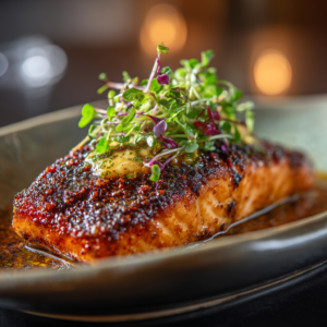 Cajun Blackened Salmon with Chili Butter Recipe