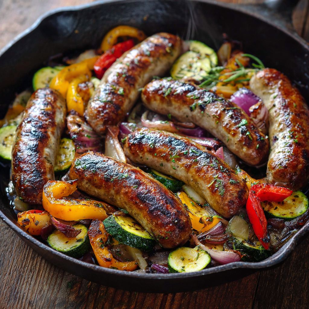 Baked Sausage and Vegetables Recipe