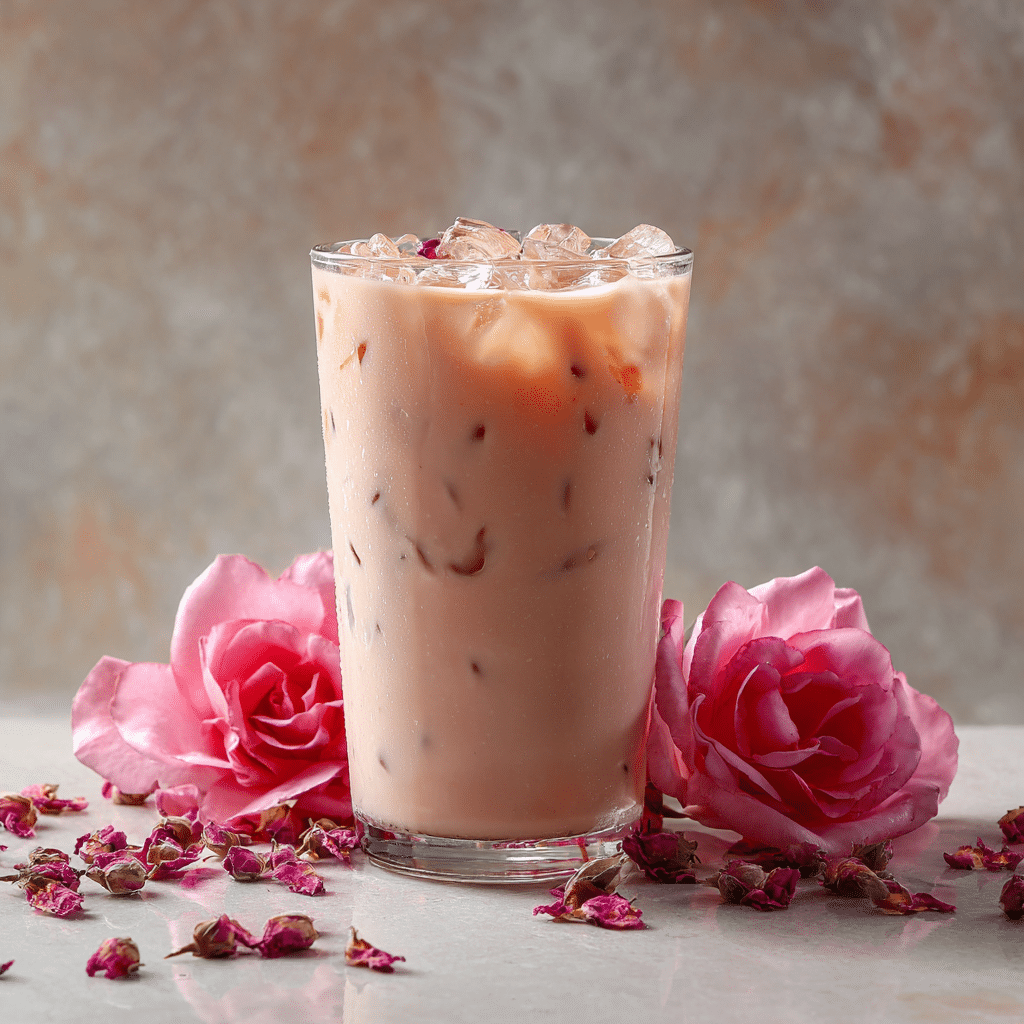 Rose Milk Tea Recipe - Recipe Image