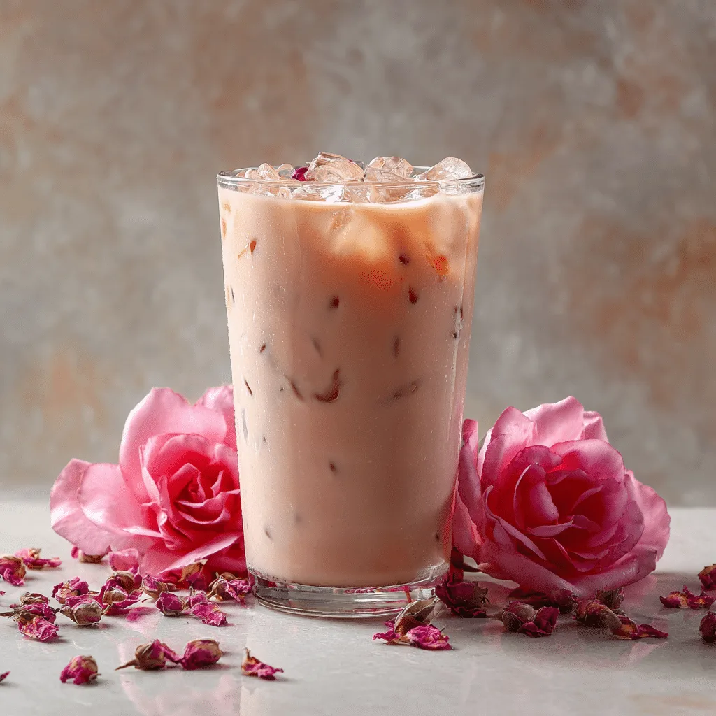 Rose Milk Tea Recipe - Recipe Image