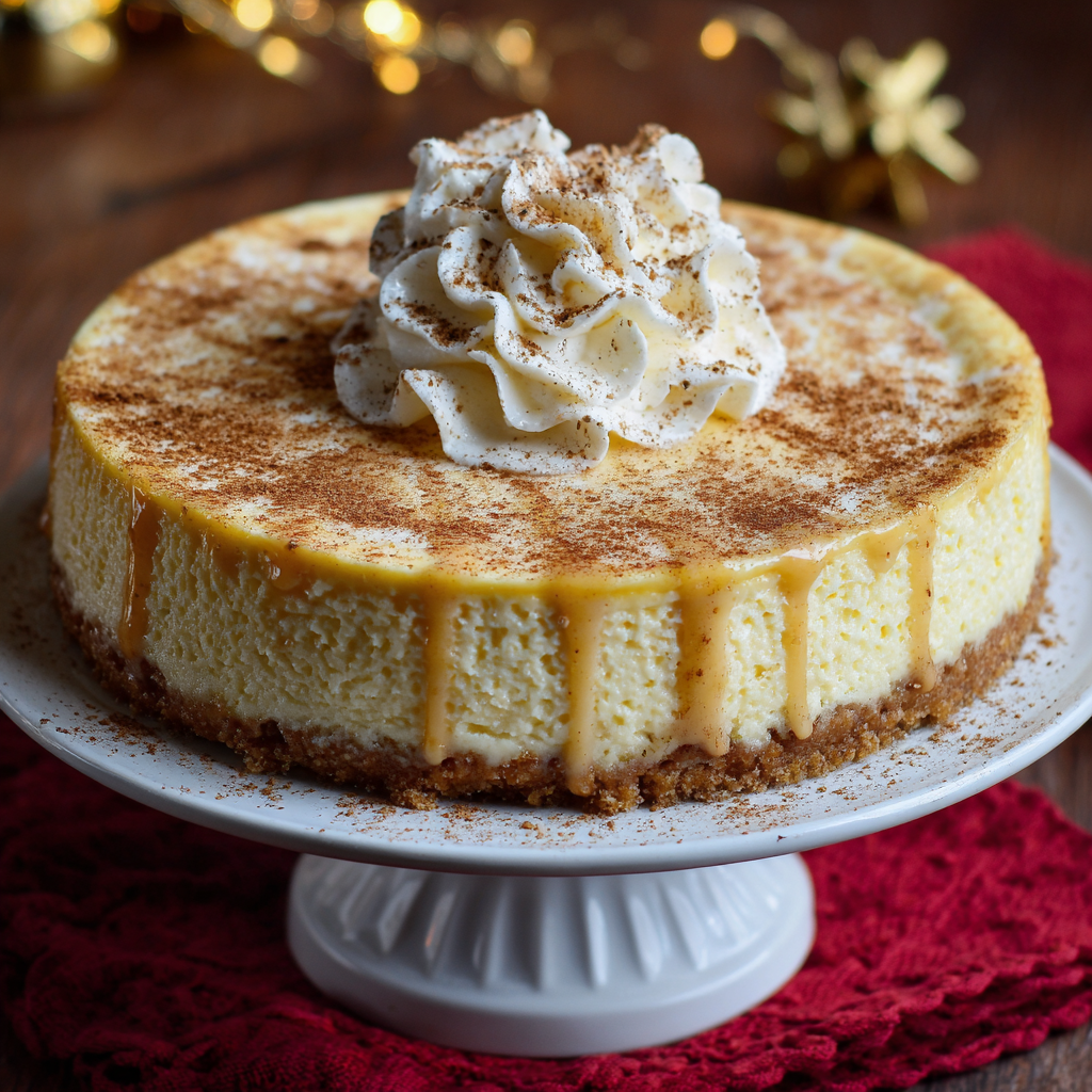 Eggnog Cheesecake Recipe
