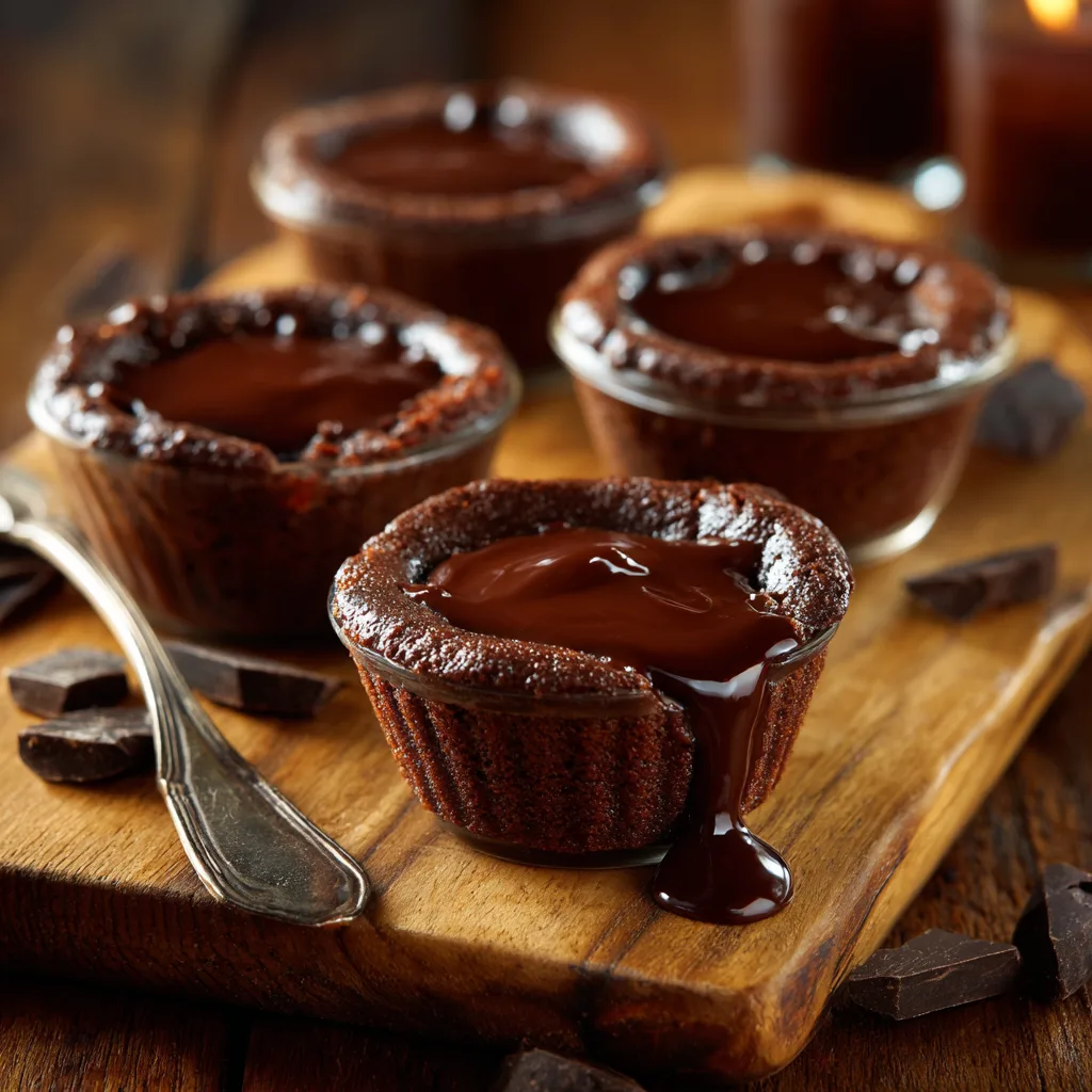 Chocolate Lava Dessert Cups: Rich Molten Indulgence Recipe 2 Chocolate Lava Dessert Cups: Rich Molten Indulgence Recipe - Recipe Image