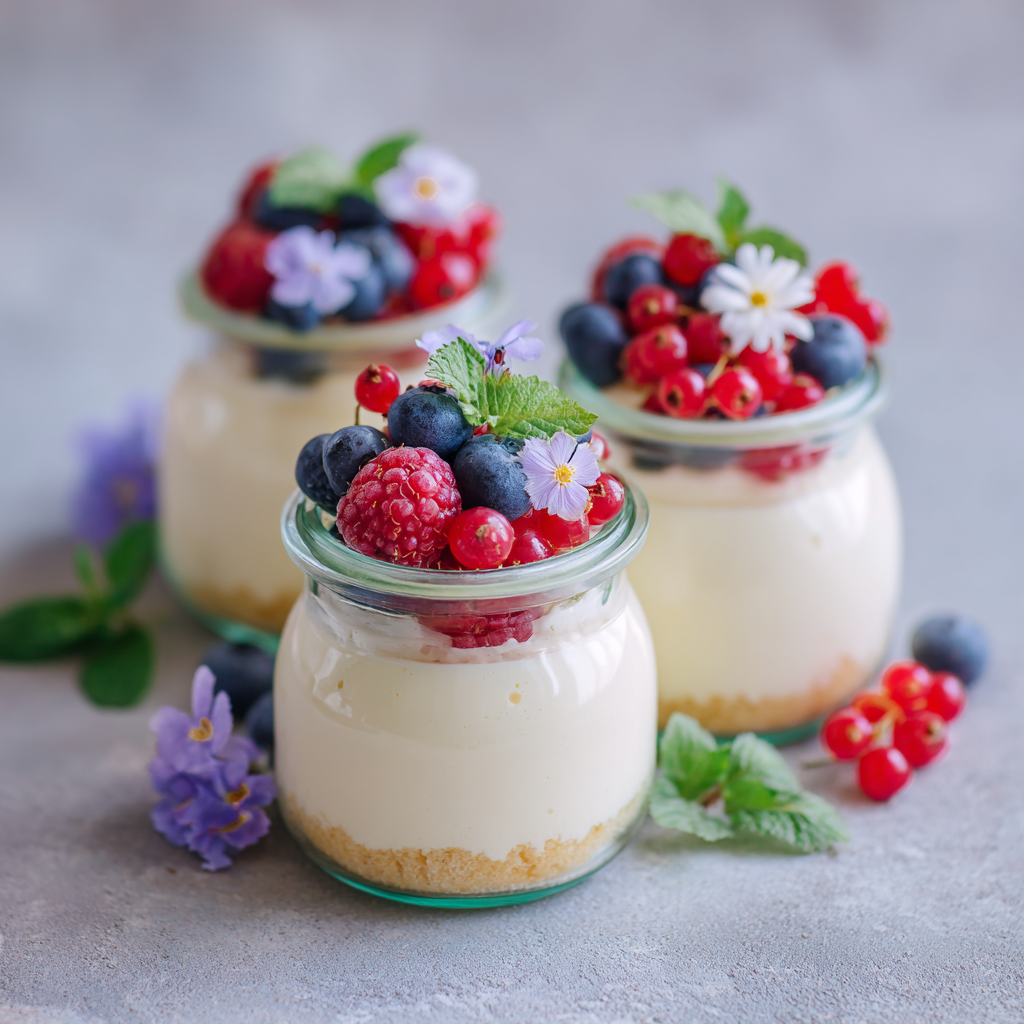 Vanilla Berry Cloud Dessert: Light & Airy Treat Recipe - Recipe Image