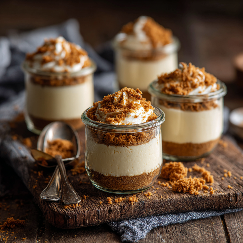Biscoff Cheesecake Cups: Creamy Viral Classic Recipe - Recipe Image