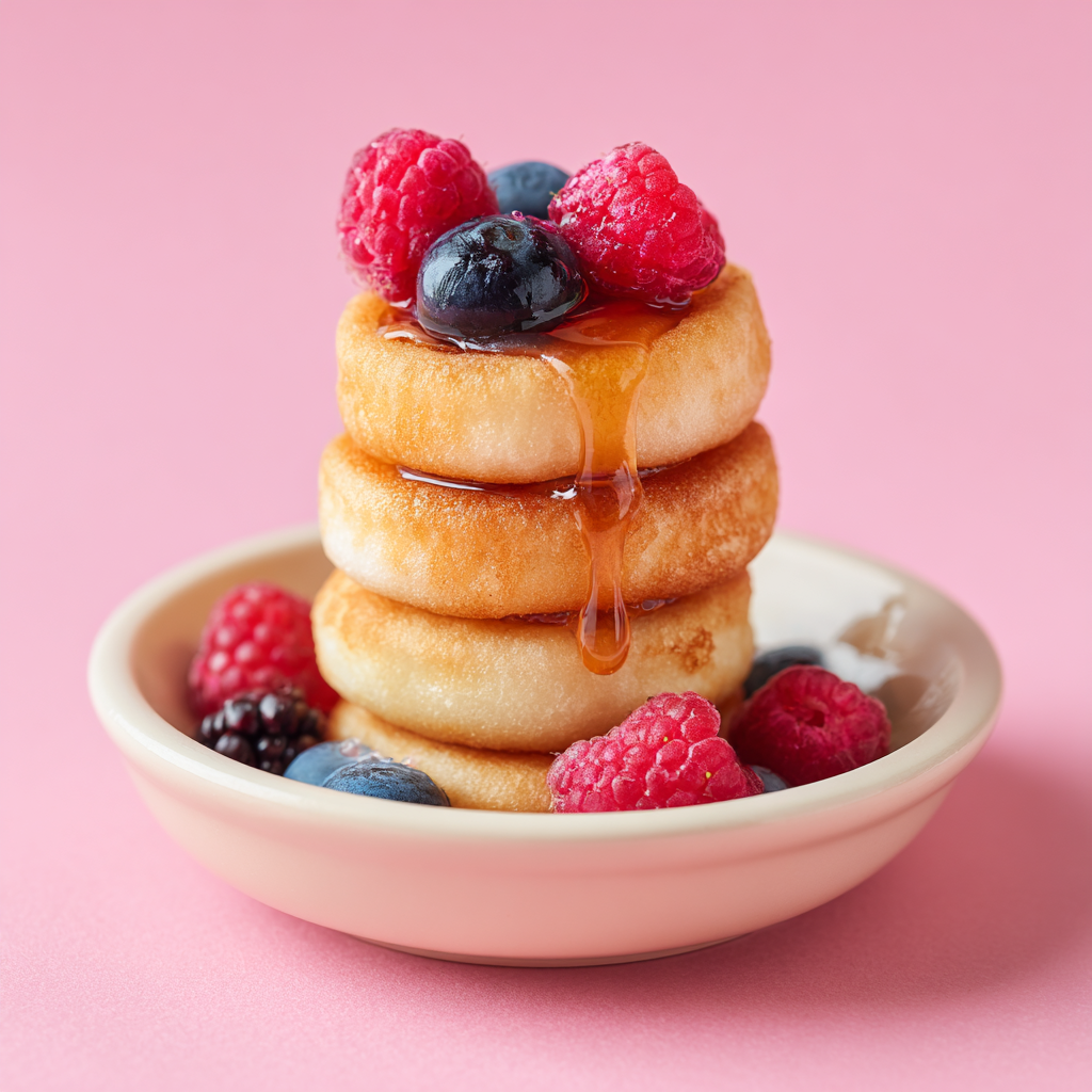 Mini Pancake Cereal: Bite-Size Fun Recipe - Recipe Image