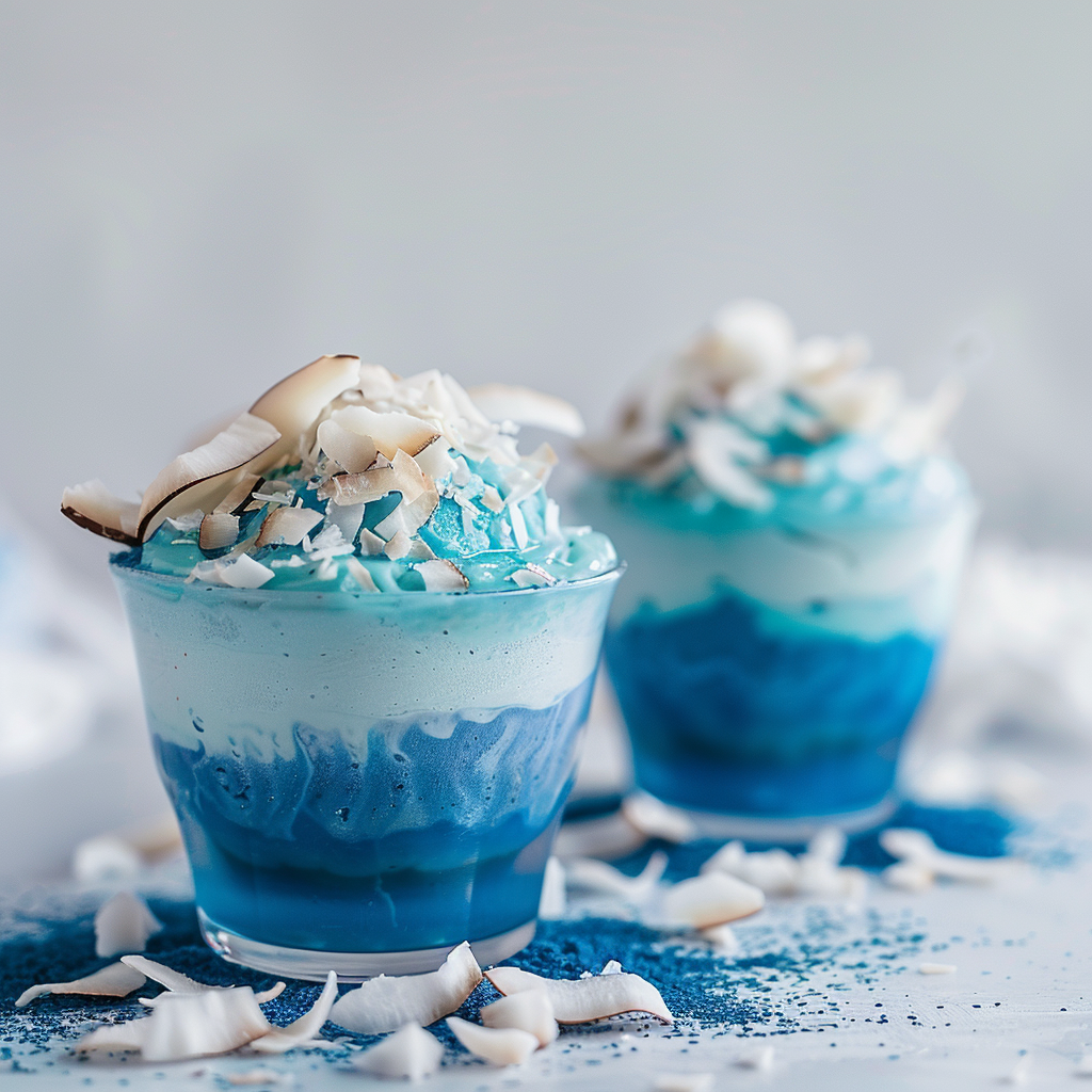 Blue Spirulina Coconut Cups: Ocean Freshness Recipe
