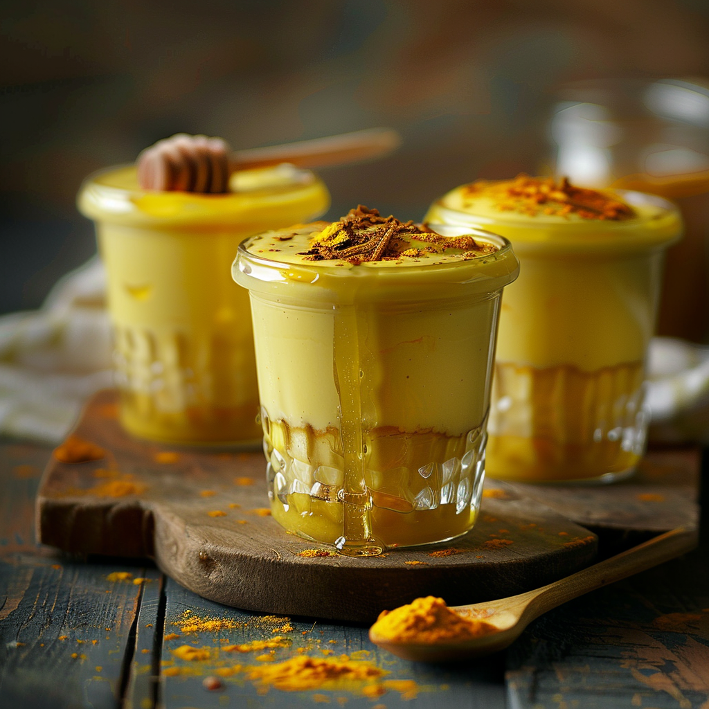 Golden Turmeric Yogurt Cups: Warm Glow Treat Recipe - Recipe Image