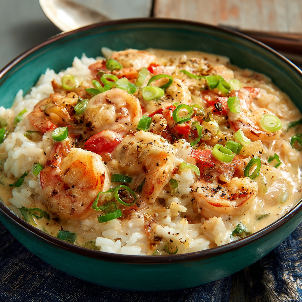 Creamy Chicken Shrimp Rice: Soft Heat Comfort Recipe - Recipe Image