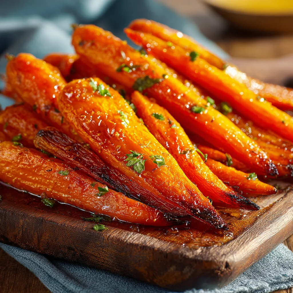 Honey-Glazed Roasted Carrots Recipe - Recipe Image