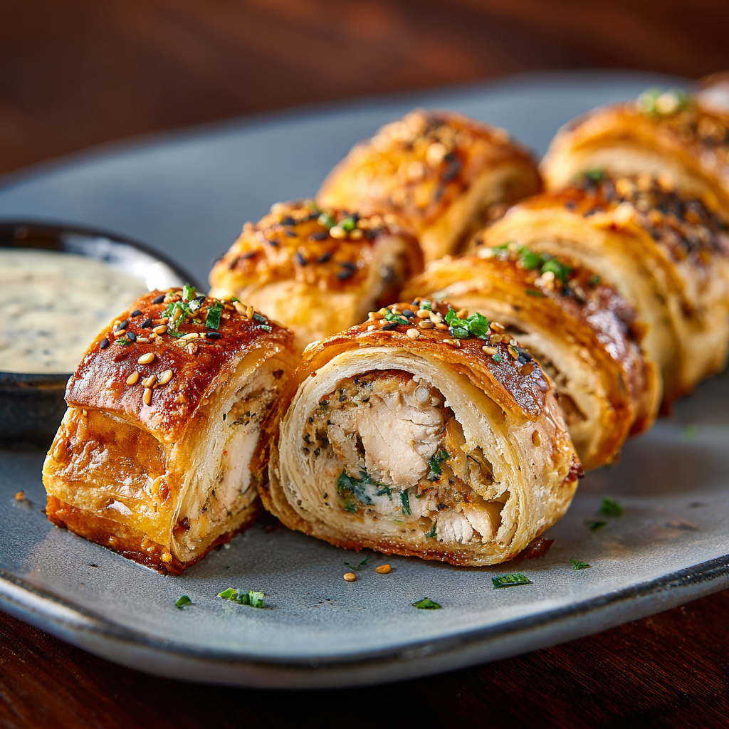 Mini Chicken Rolls Recipe - Recipe Image