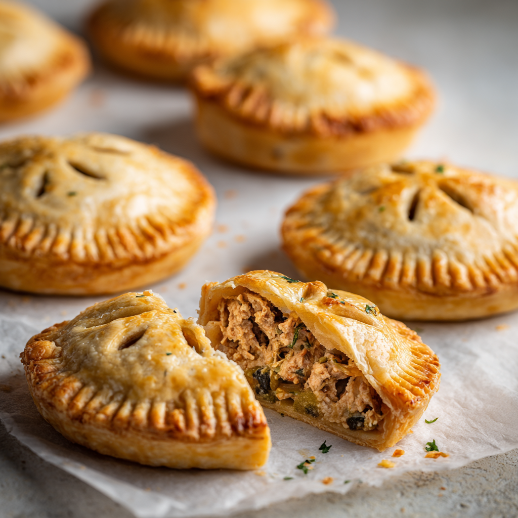 Tuna & Olive Mini Pies Recipe - Recipe Image