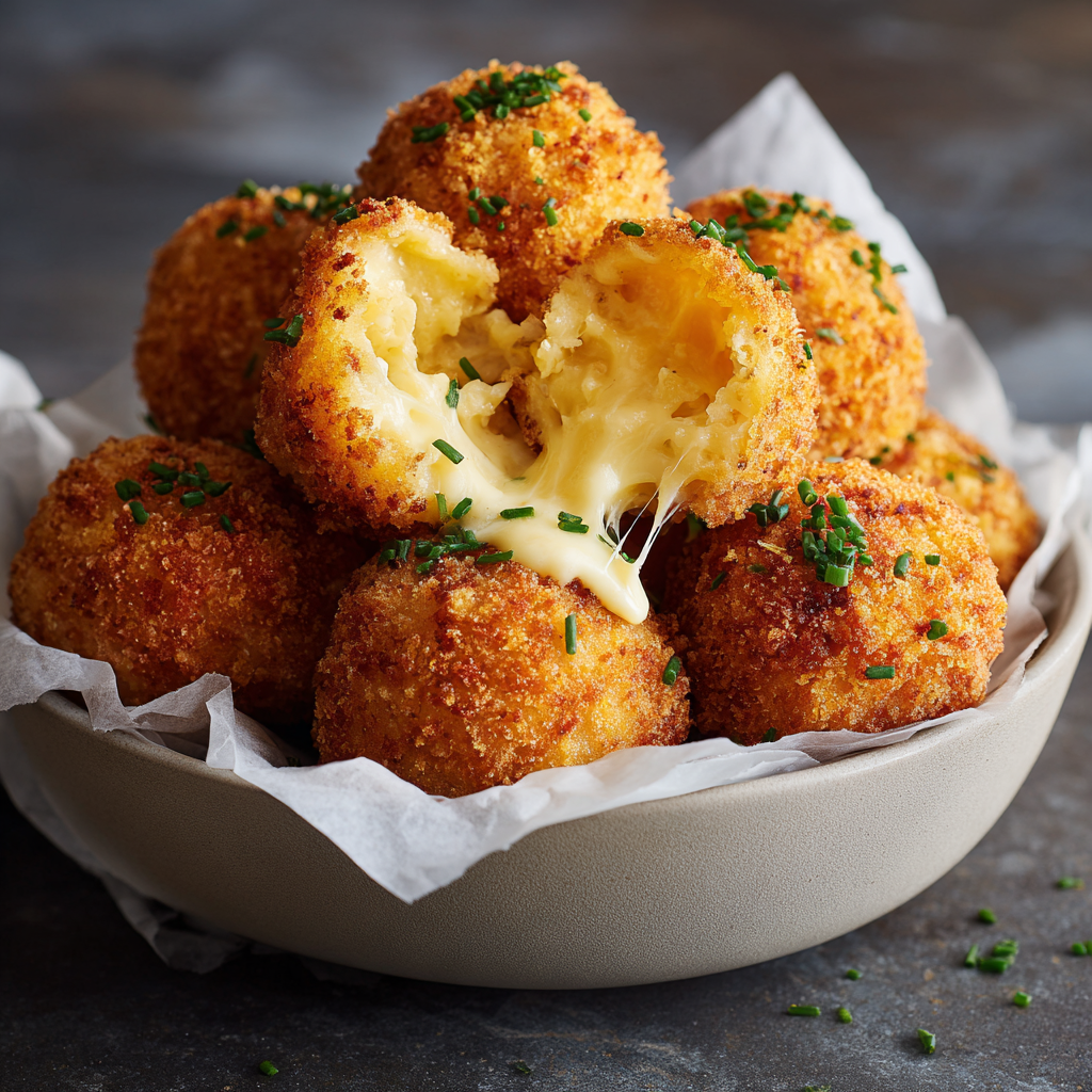 Potato & Cheese Croquettes Recipe 2 Potato & Cheese Croquettes Recipe - Recipe Image