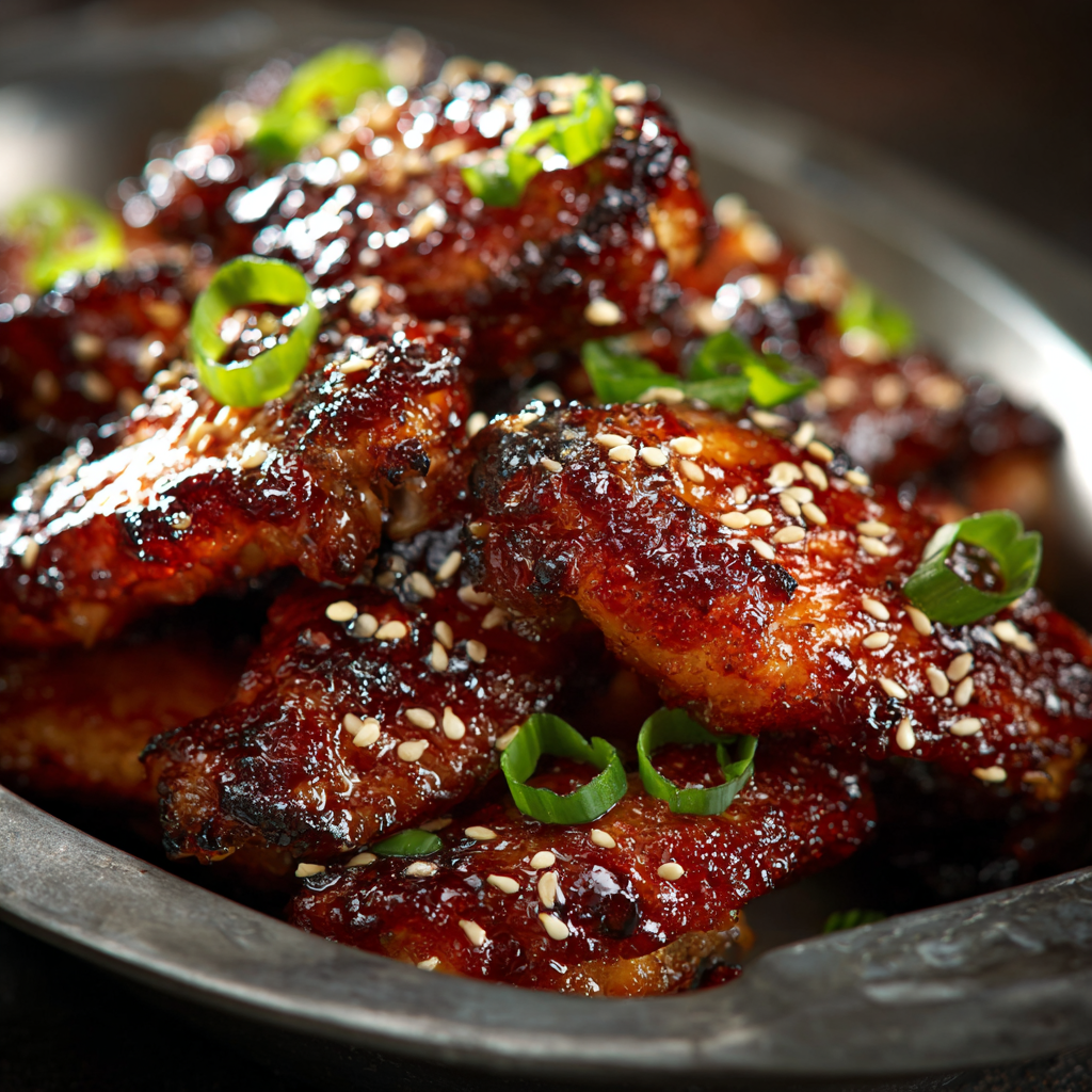 Sweet and Spicy Chicken Wings Recipe - Recipe Image
