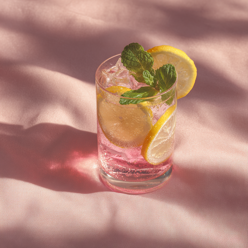 Iced Guava White Tea Lemonade Recipe - Recipe Image