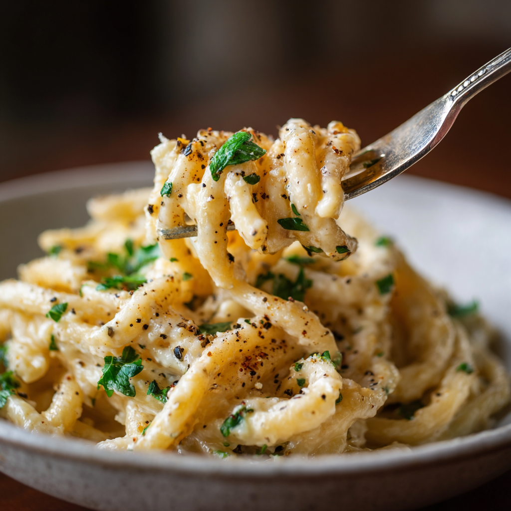 Creamy Roast Garlic and Lemon Pasta Sauce Recipe - Recipe Image
