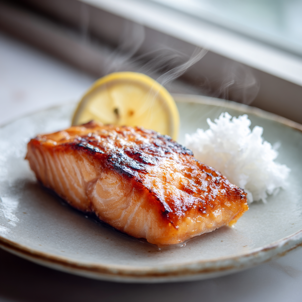 Japanese Salted Salmon (Shiozake) Recipe - Recipe Image