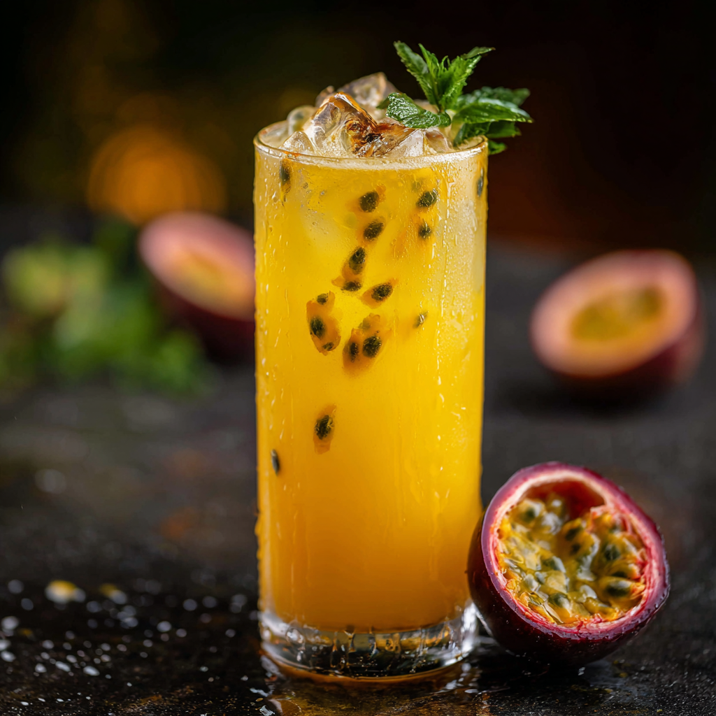 Mango Passion Mocktail Recipe - Recipe Image