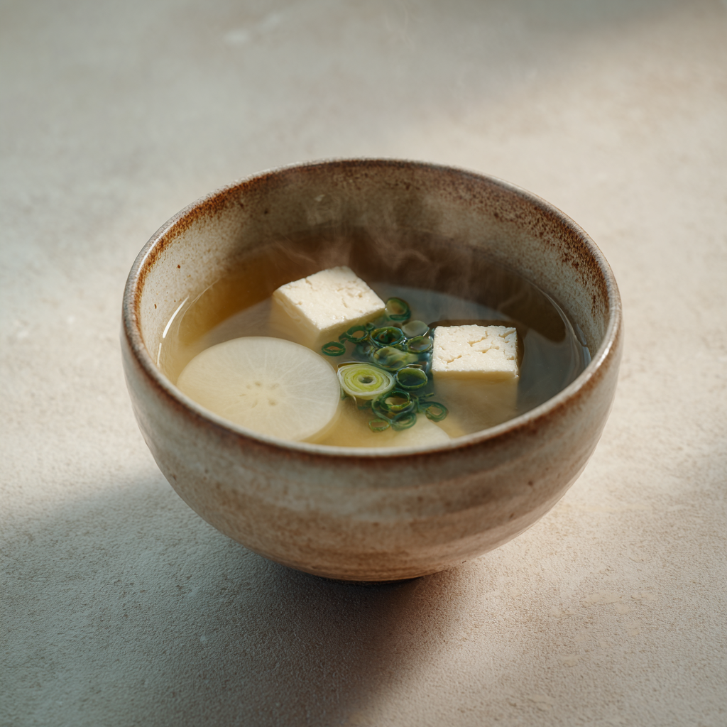 Daikon Miso Soup Recipe - Recipe Image