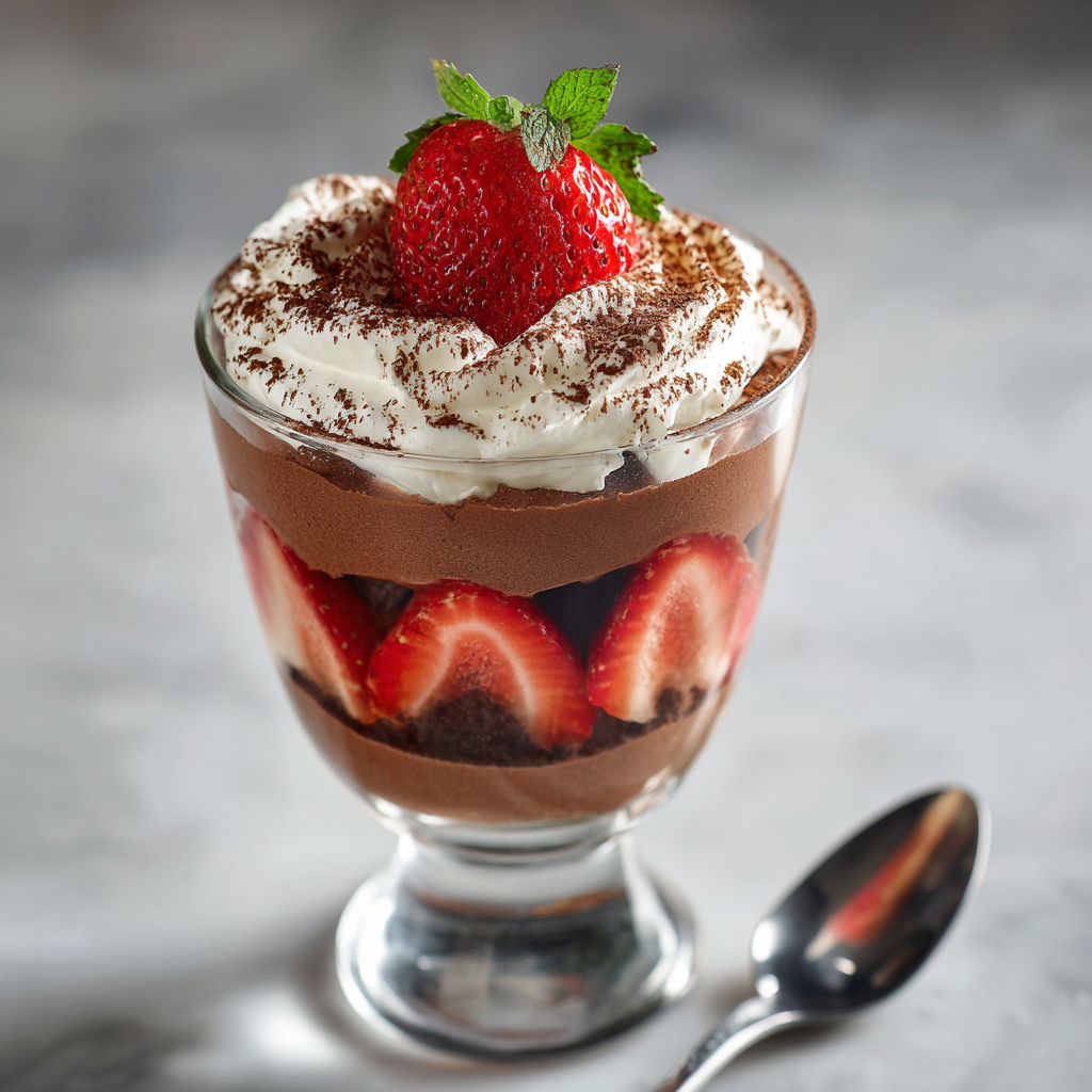 Chocolate Strawberry Parfait Recipe - Recipe Image