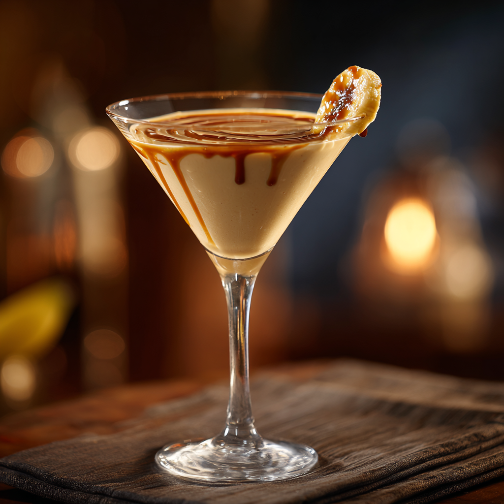 Bananas Foster Martini Recipe - Recipe Image