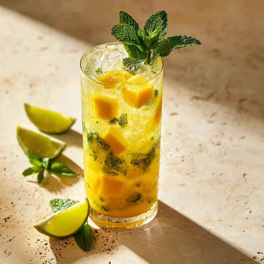 Mango Pineapple Mojito Recipe 2 Mango Pineapple Mojito Recipe - Recipe Image