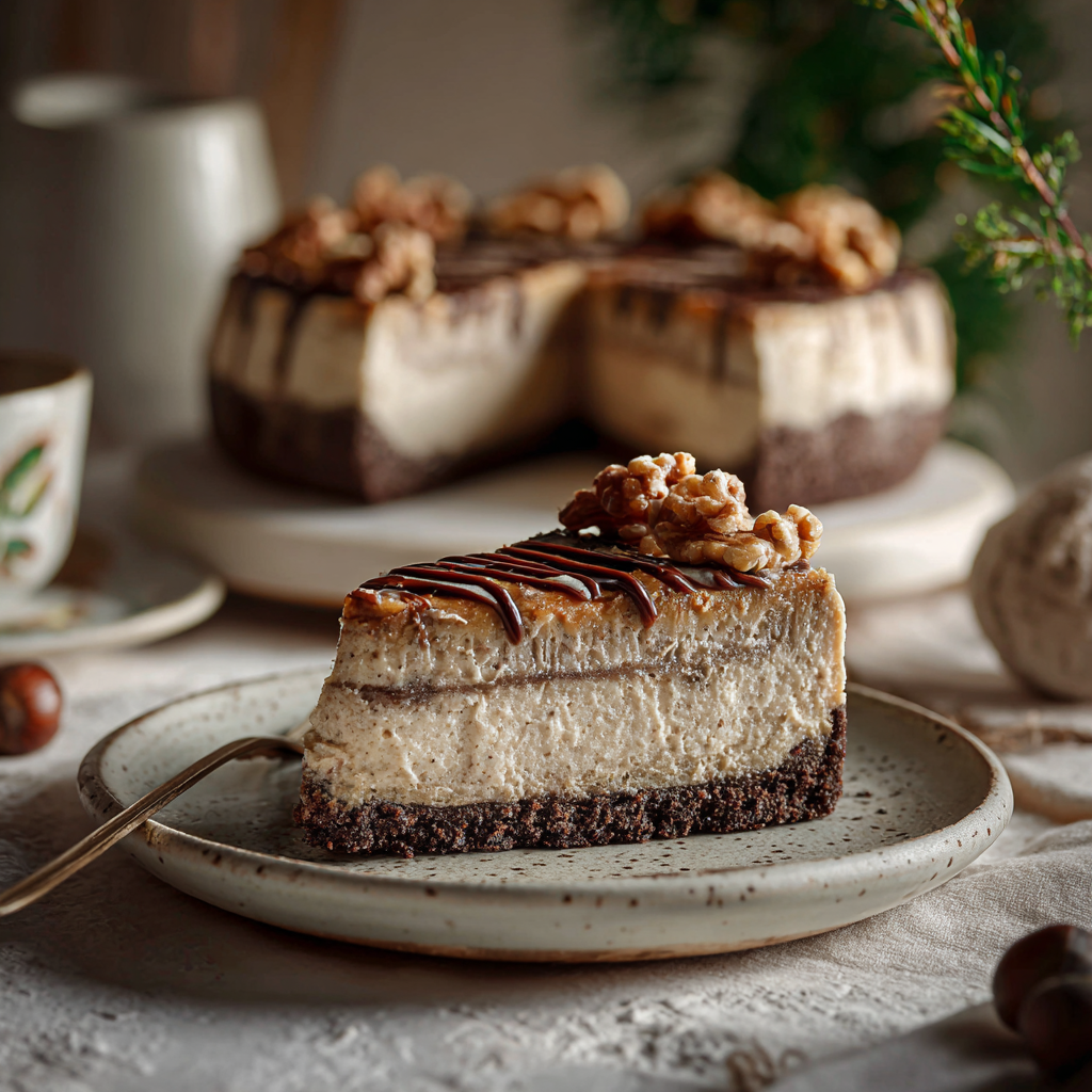 White Chocolate Pomegranate Cheesecake Recipe - Recipe Image