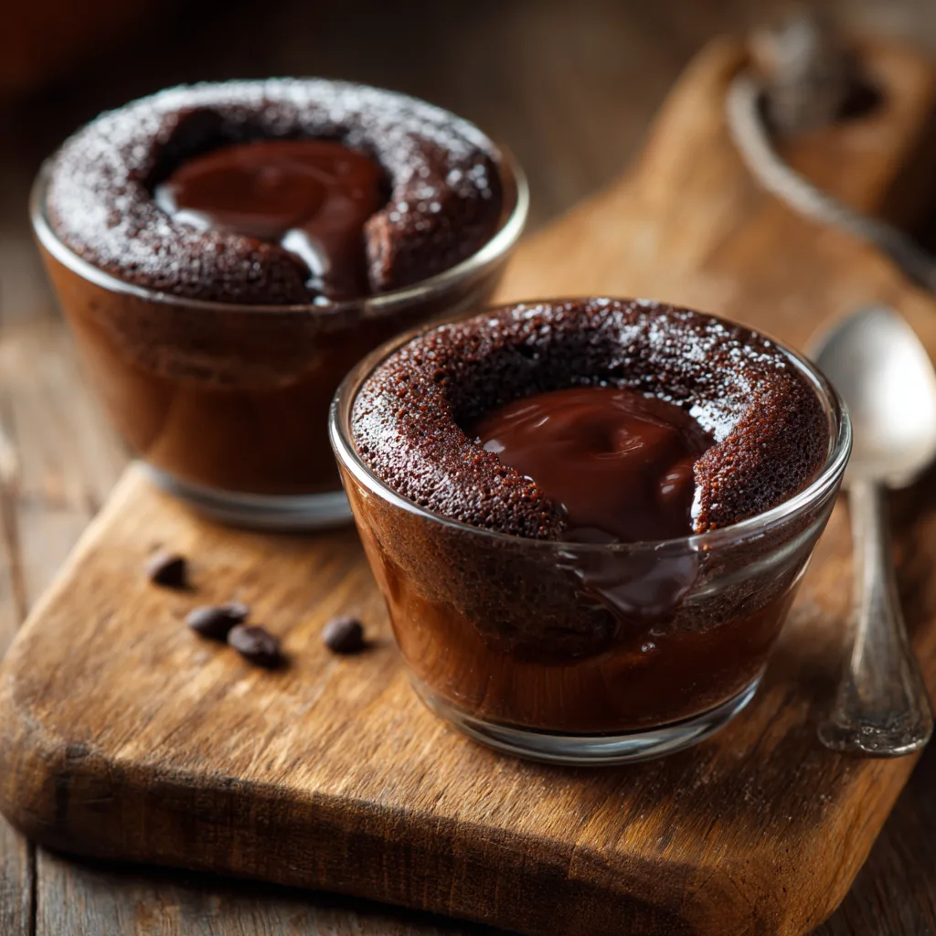 Chocolate Lava Dessert Cups: Rich Molten Indulgence Recipe 3 Chocolate Lava Dessert Cups: Rich Molten Indulgence Recipe - Recipe Image