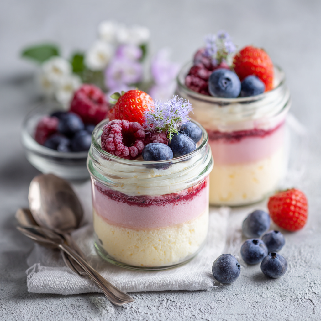 Vanilla Berry Cloud Dessert: Light & Airy Treat Recipe