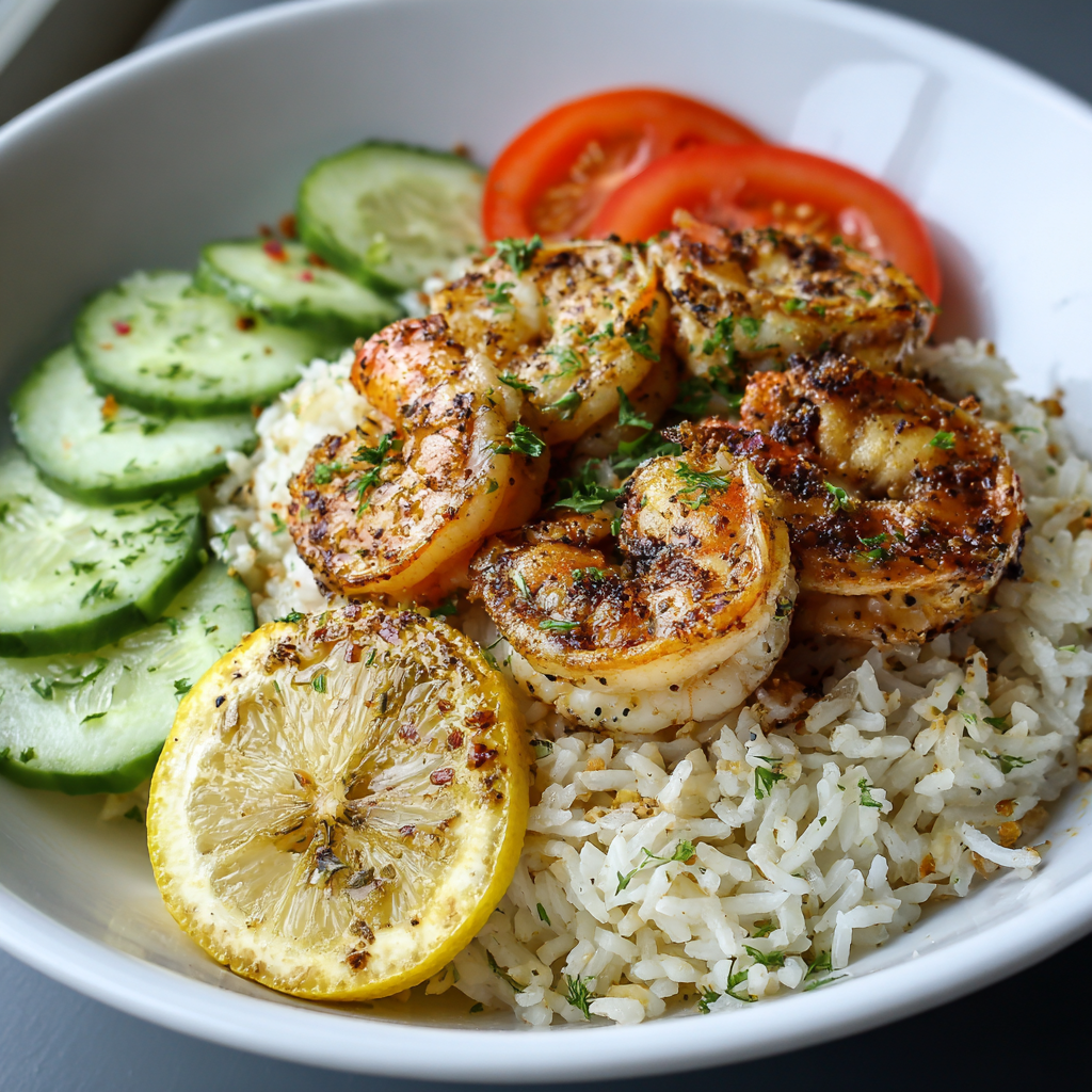 Lemon Pepper Chicken Shrimp Rice: Bright & Zesty Recipe - Recipe Image