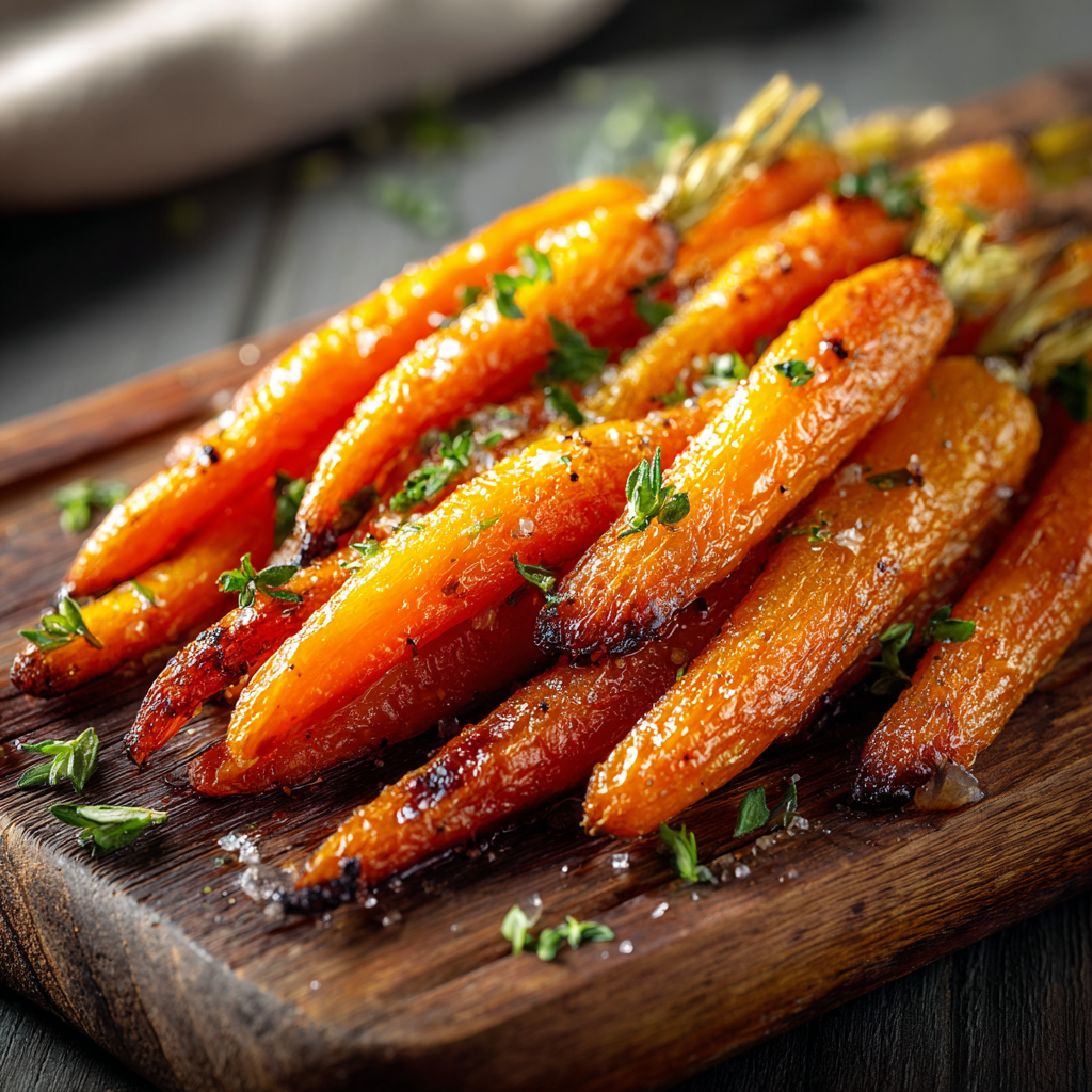 Honey-Glazed Roasted Carrots Recipe - Recipe Image