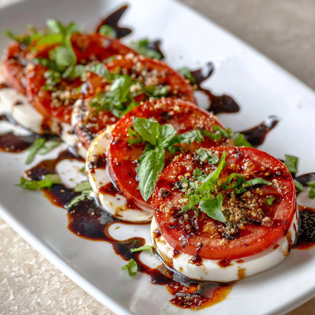Caprese Salad with Balsamic Glaze Recipe - Recipe Image