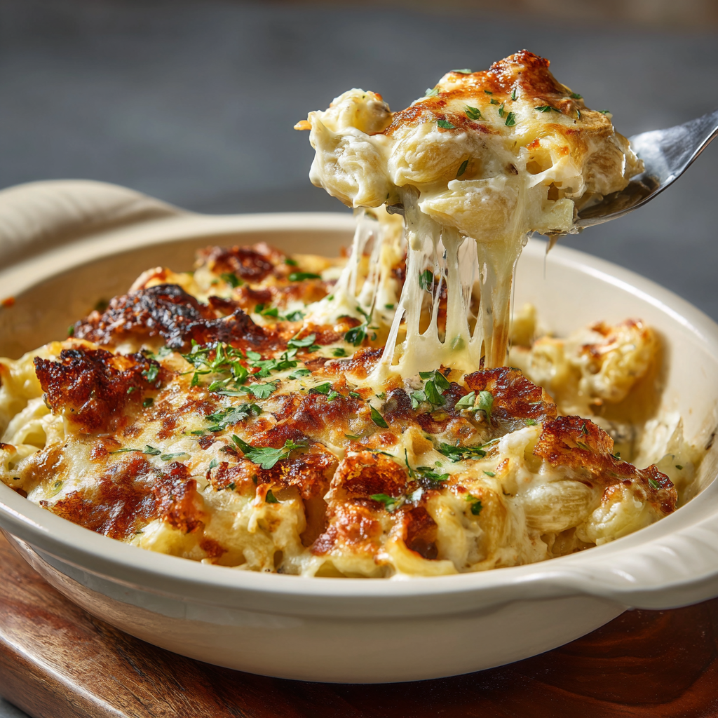 Truffle Mac & Cheese Bake Recipe - Recipe Image