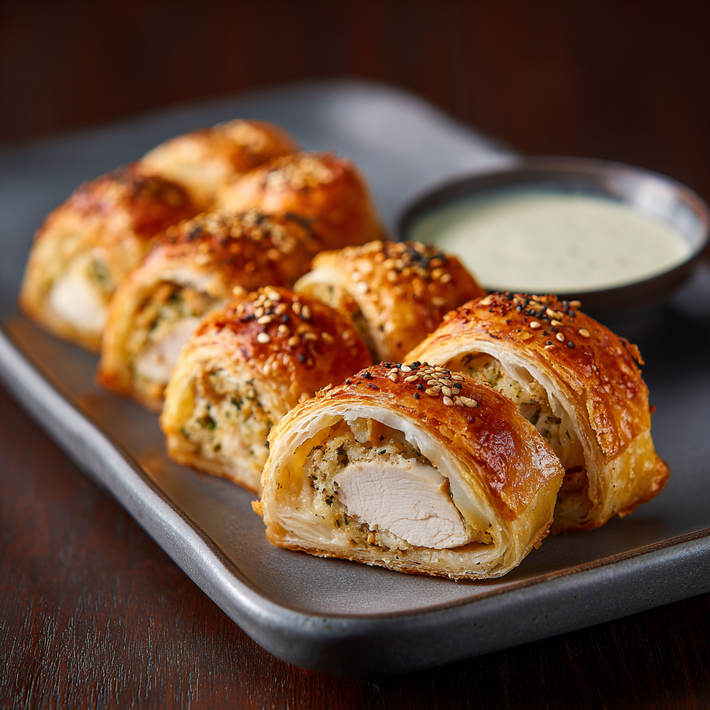 Mini Chicken Rolls Recipe - Recipe Image