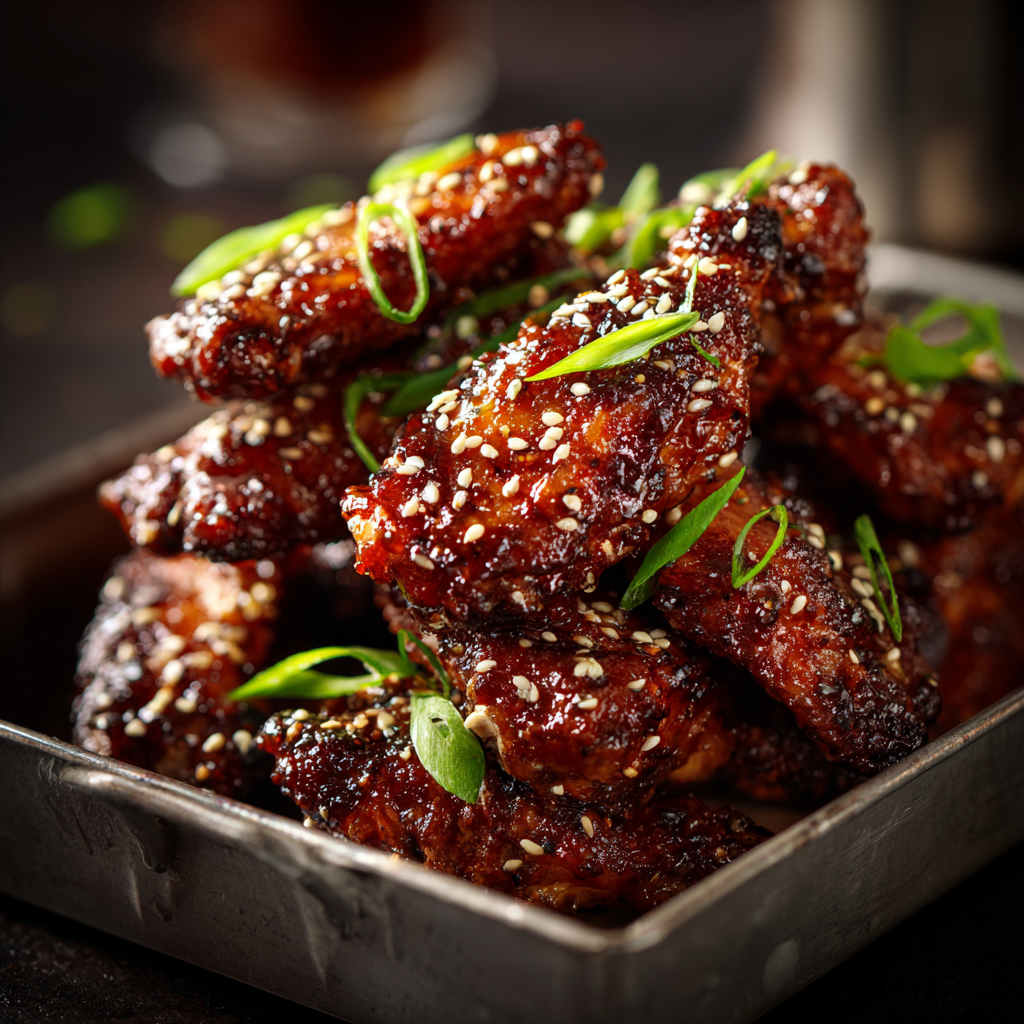 Sweet and Spicy Chicken Wings Recipe - Recipe Image