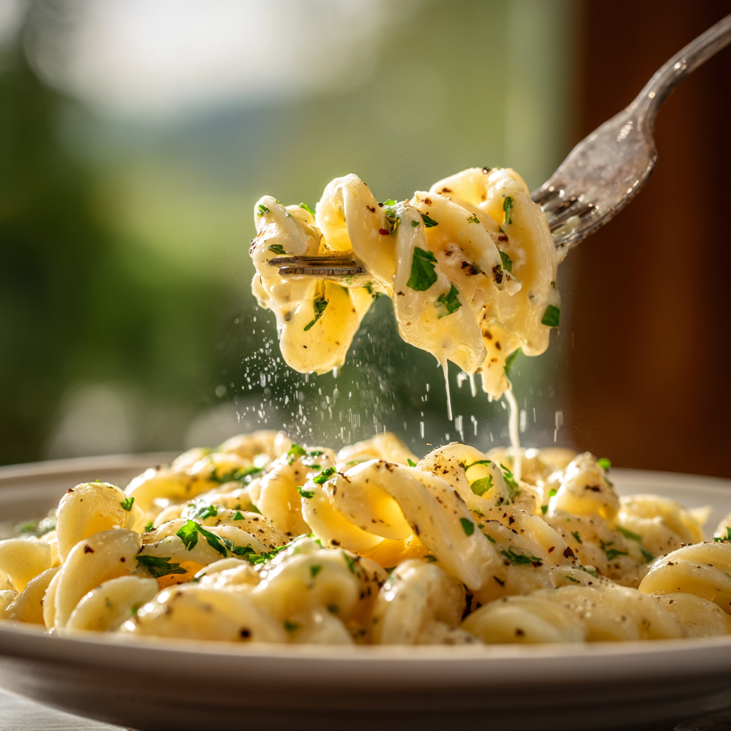 Creamy Roast Garlic and Lemon Pasta Sauce Recipe - Recipe Image