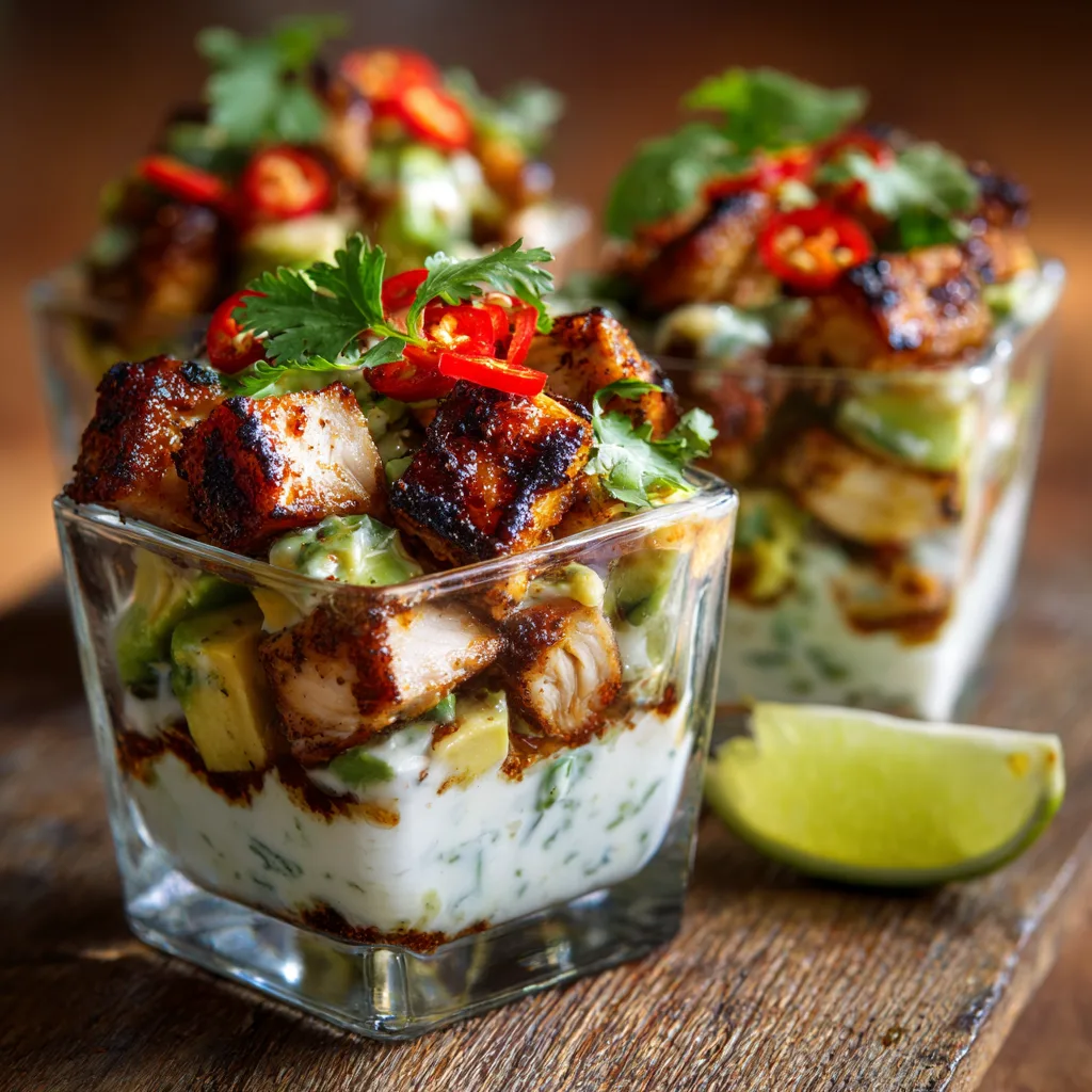 Spicy Chicken Avocado Cups Recipe 3 Spicy Chicken Avocado Cups Recipe - Recipe Image