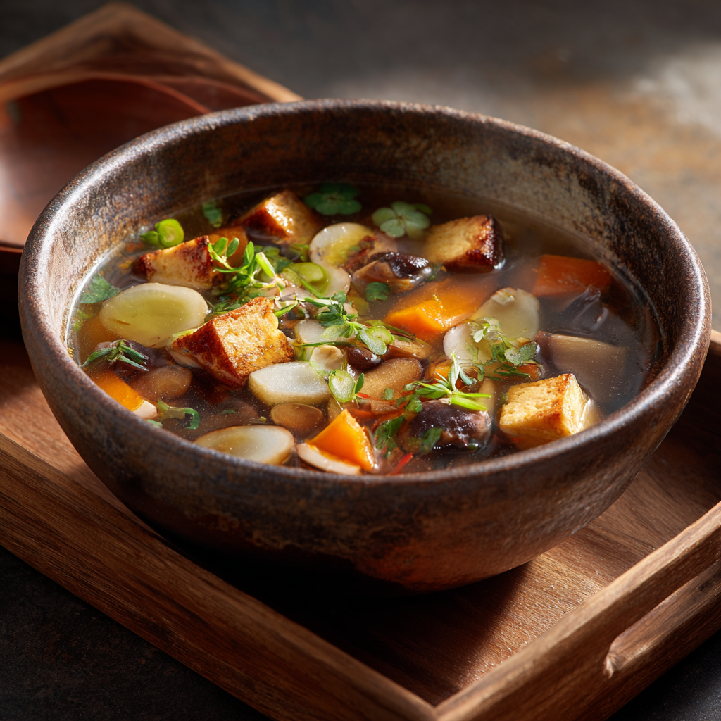 Kenchin Jiru (Traditional Japanese Vegetable Soup) Recipe - Recipe Image